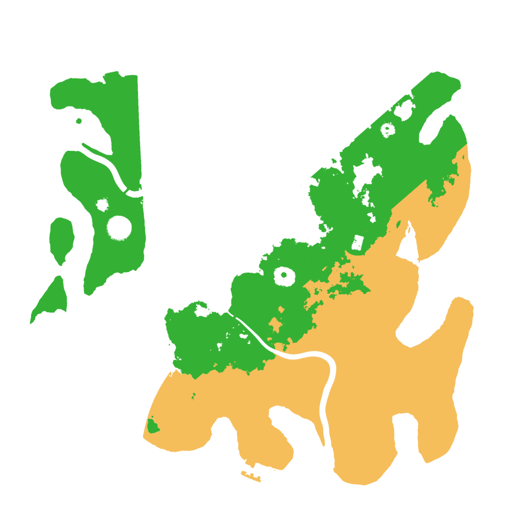 Biome Rust Map: Procedural Map, Size: 3700, Seed: 1400930900