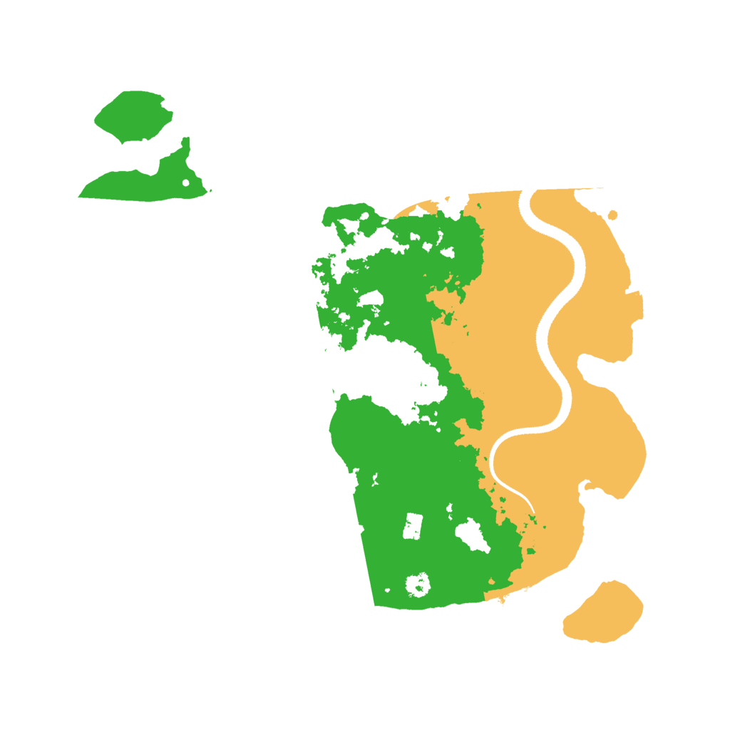 Biome Rust Map: Procedural Map, Size: 3000, Seed: 164284