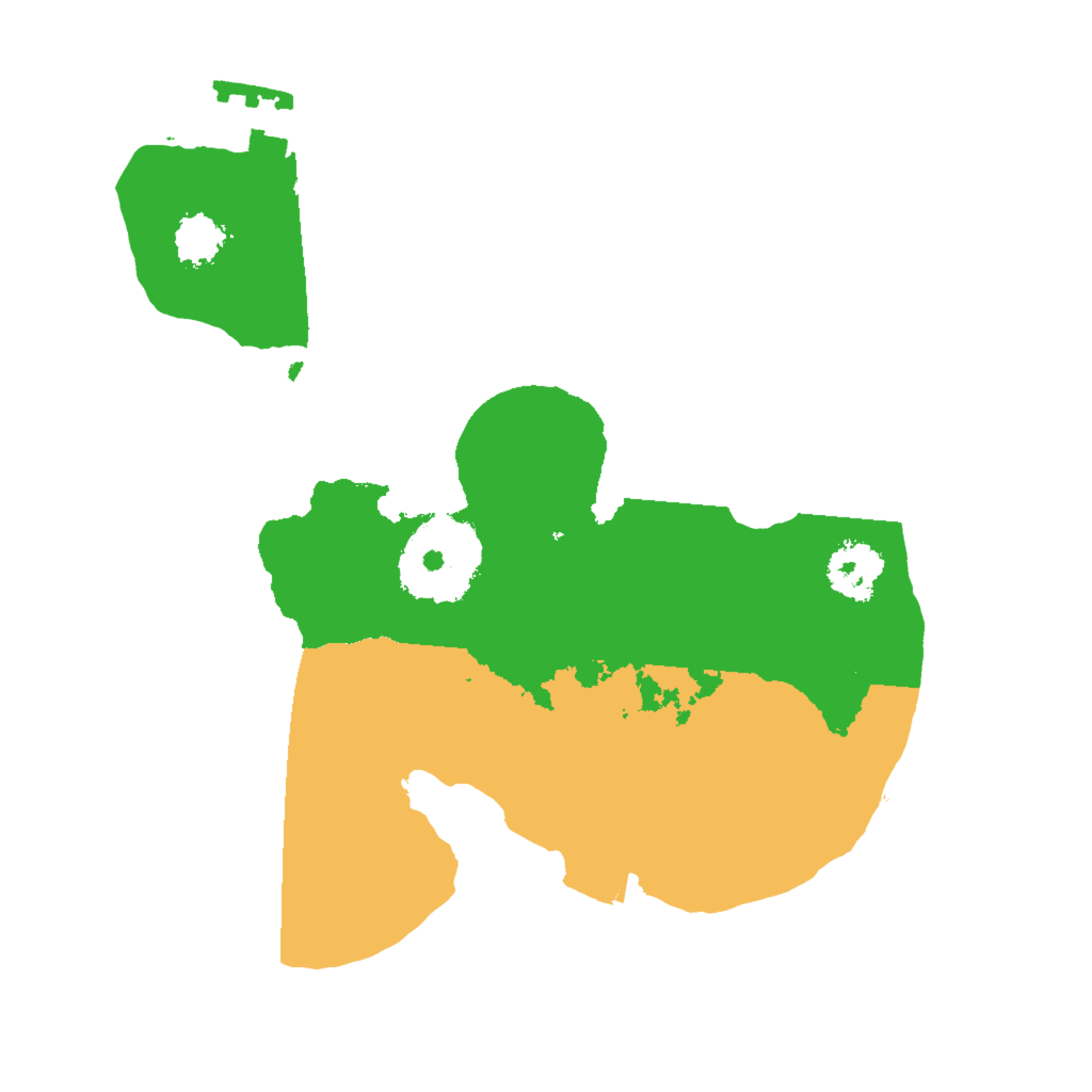 Biome Rust Map: Procedural Map, Size: 2000, Seed: 191556386