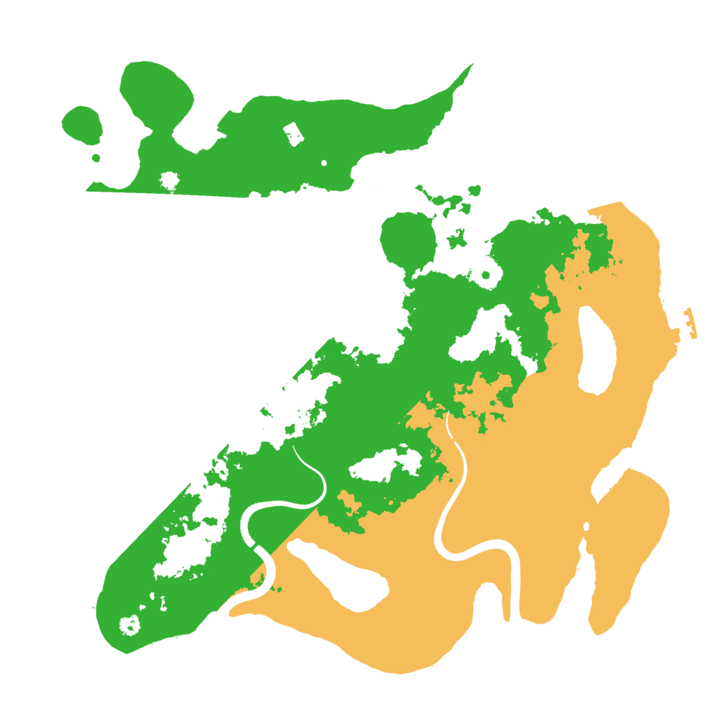 Biome Rust Map: Procedural Map, Size: 3500, Seed: 928583997