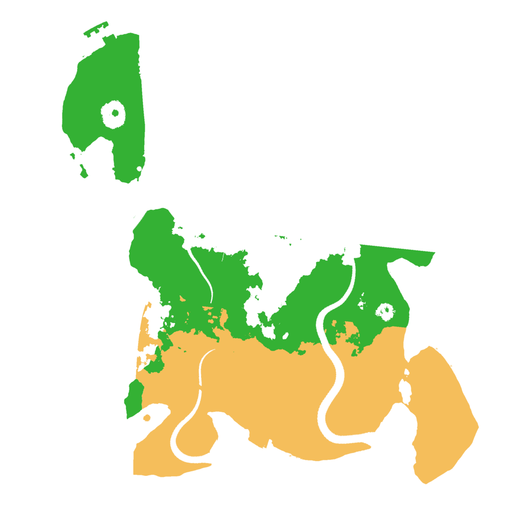 Biome Rust Map: Procedural Map, Size: 3000, Seed: 9548173