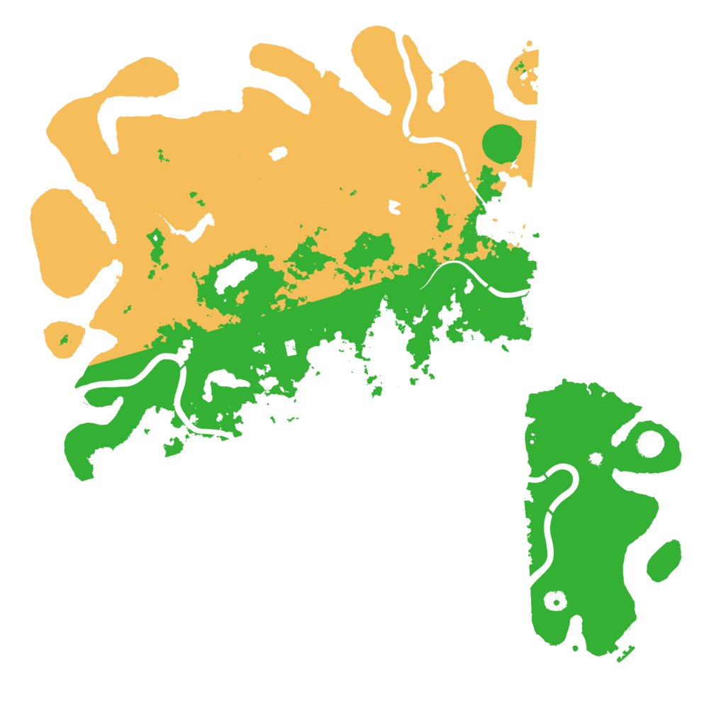 Biome Rust Map: Procedural Map, Size: 5000, Seed: 2041703973