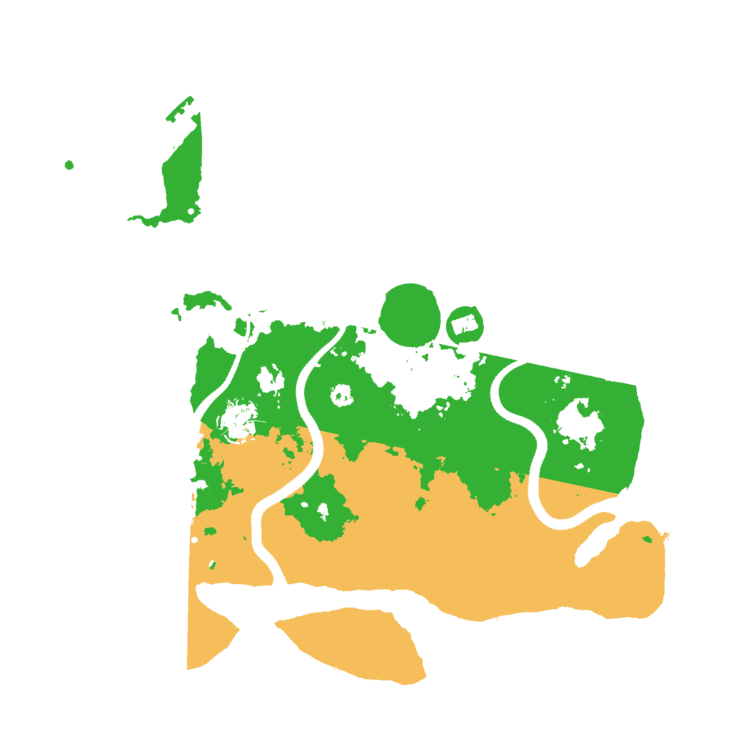 Biome Rust Map: Procedural Map, Size: 3250, Seed: 122768