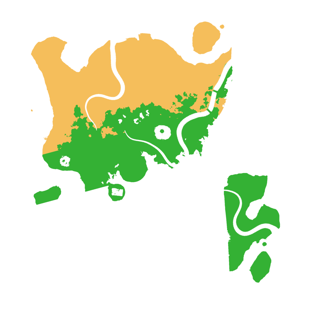 Biome Rust Map: Procedural Map, Size: 3000, Seed: 779