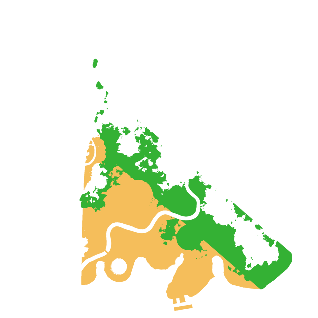 Biome Rust Map: Procedural Map, Size: 3500, Seed: 3431