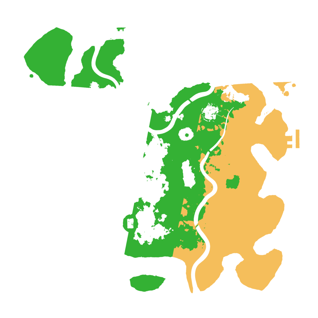 Biome Rust Map: Procedural Map, Size: 3450, Seed: 592381253