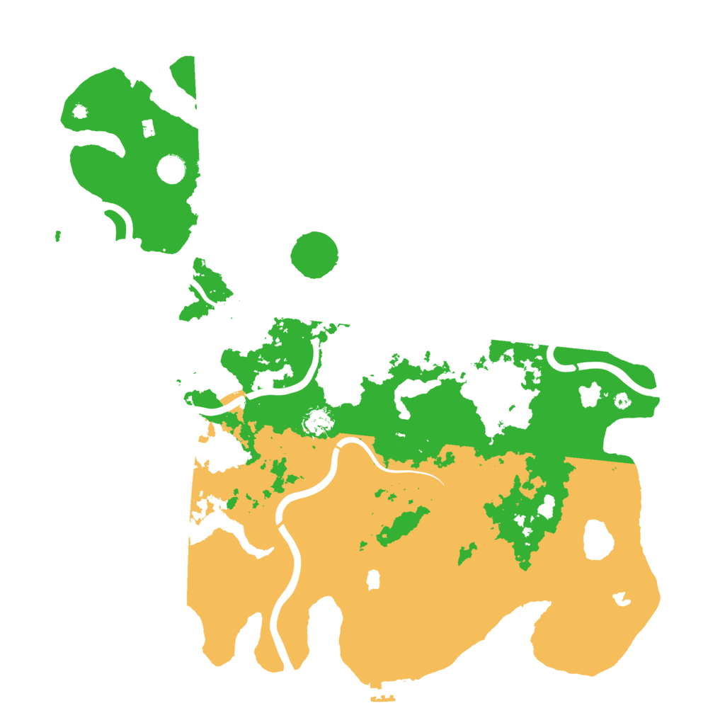 Biome Rust Map: Procedural Map, Size: 4500, Seed: 4399