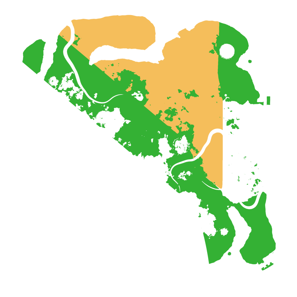 Biome Rust Map: Procedural Map, Size: 3500, Seed: 1249094641
