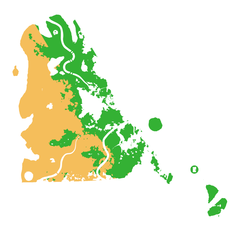 Biome Rust Map: Procedural Map, Size: 5000, Seed: 3950500