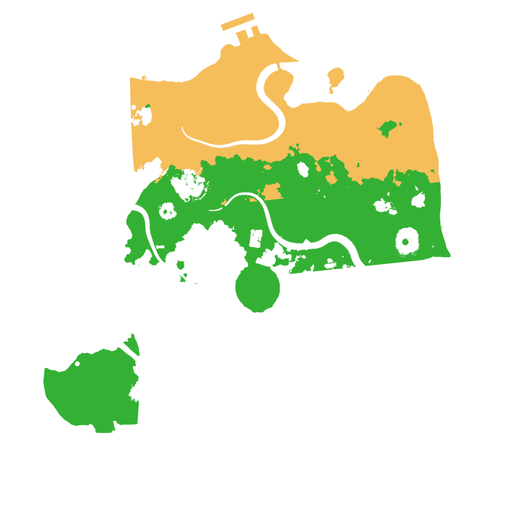 Biome Rust Map: Procedural Map, Size: 3000, Seed: 1796355865