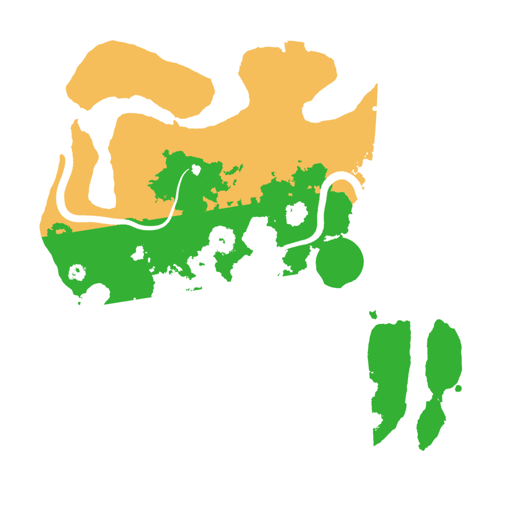Biome Rust Map: Procedural Map, Size: 3000, Seed: 33596