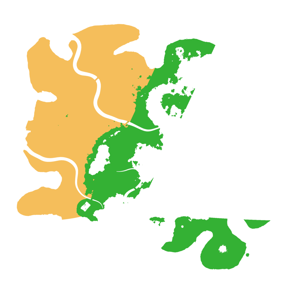 Biome Rust Map: Procedural Map, Size: 3500, Seed: 920088018