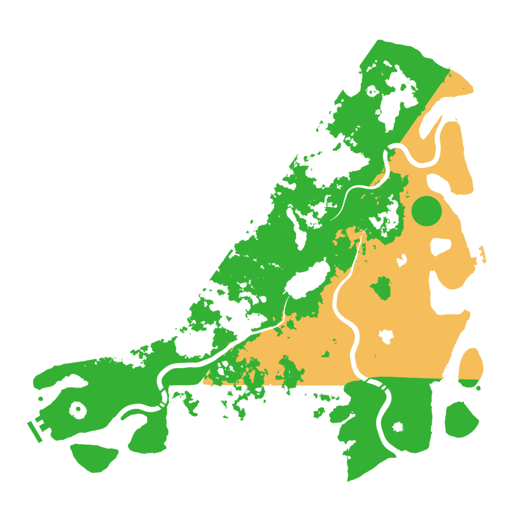 Biome Rust Map: Procedural Map, Size: 4500, Seed: 74335280