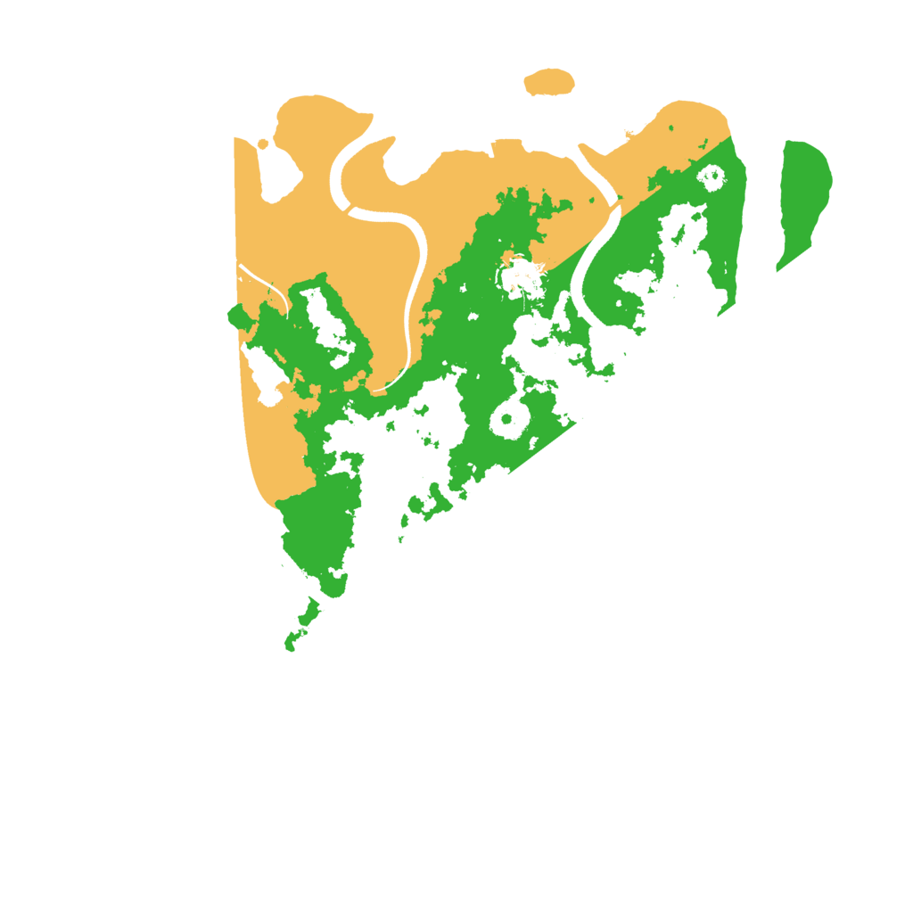 Biome Rust Map: Procedural Map, Size: 3500, Seed: 1378987559