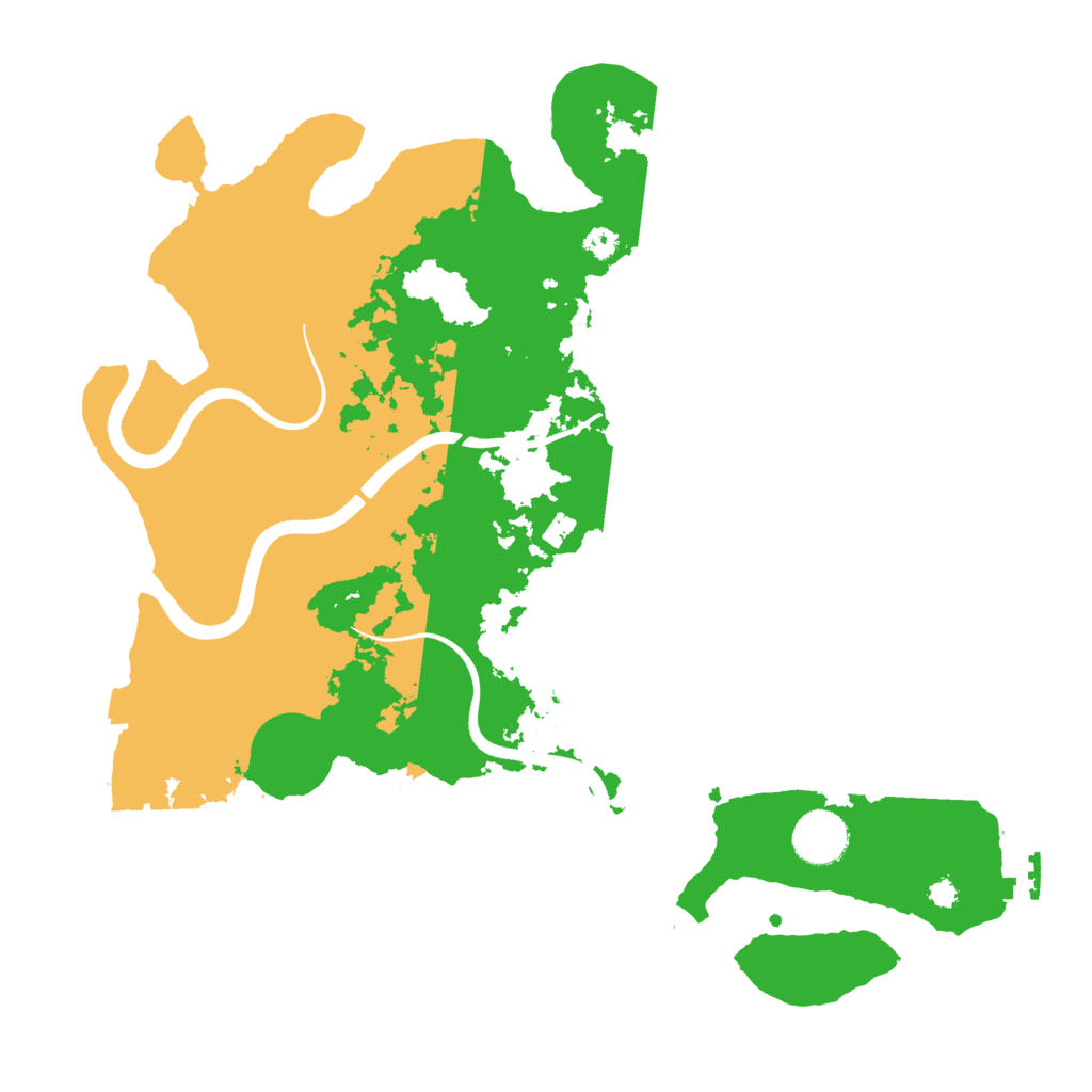 Biome Rust Map: Procedural Map, Size: 3500, Seed: 1859037534