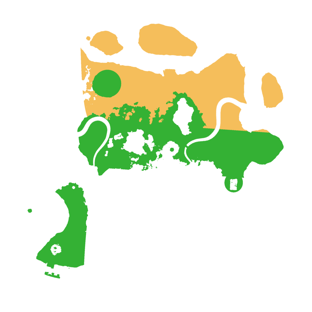 Biome Rust Map: Procedural Map, Size: 3000, Seed: 470216586