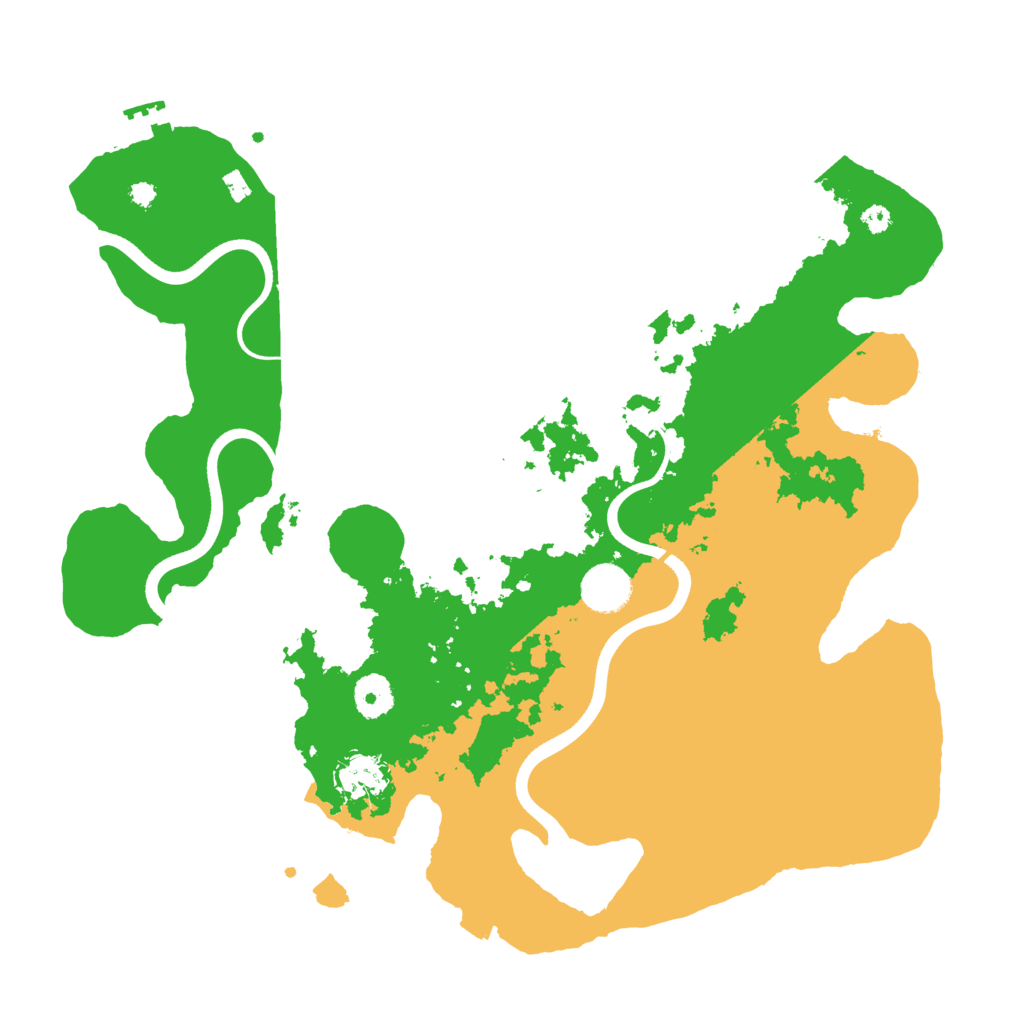 Biome Rust Map: Procedural Map, Size: 3700, Seed: 1545611540