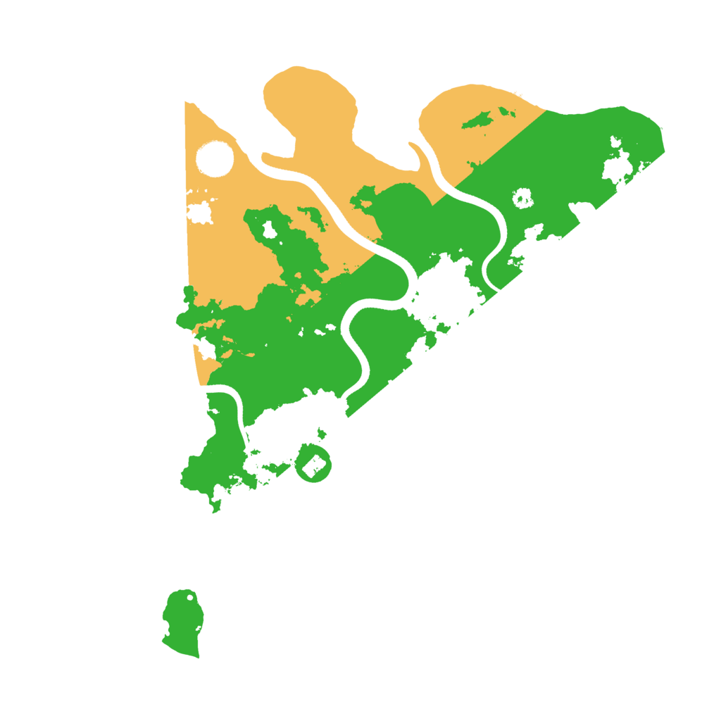 Biome Rust Map: Procedural Map, Size: 3500, Seed: 2054017114