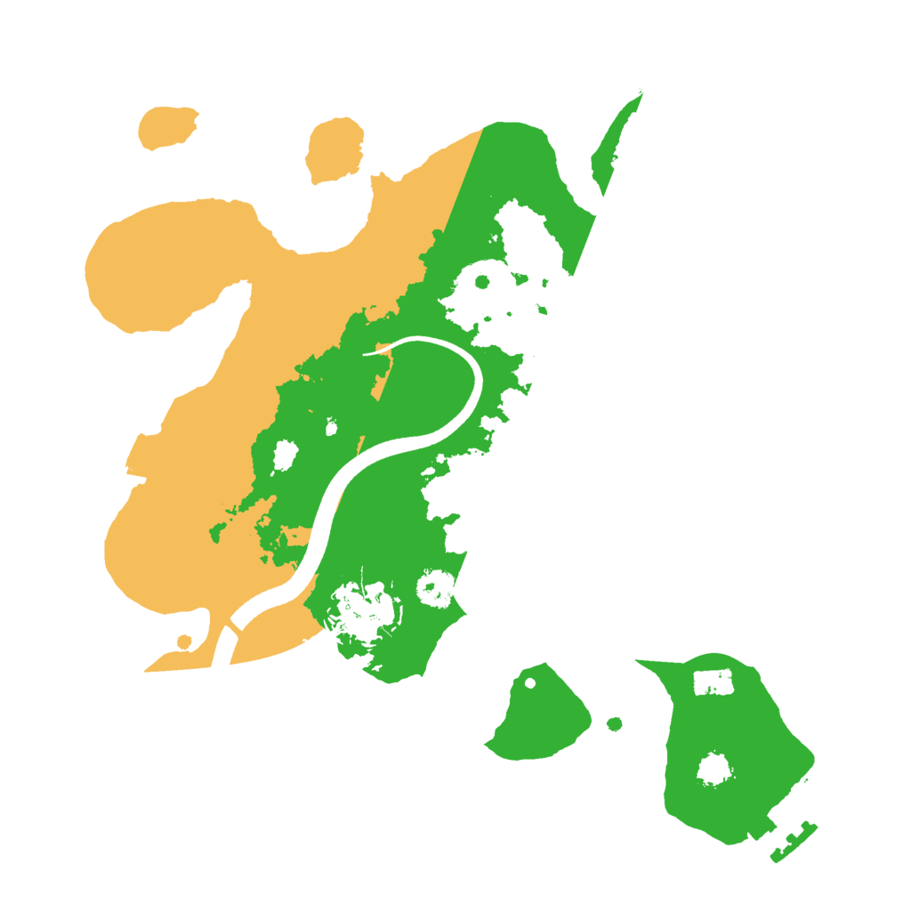 Biome Rust Map: Procedural Map, Size: 2500, Seed: 916440632