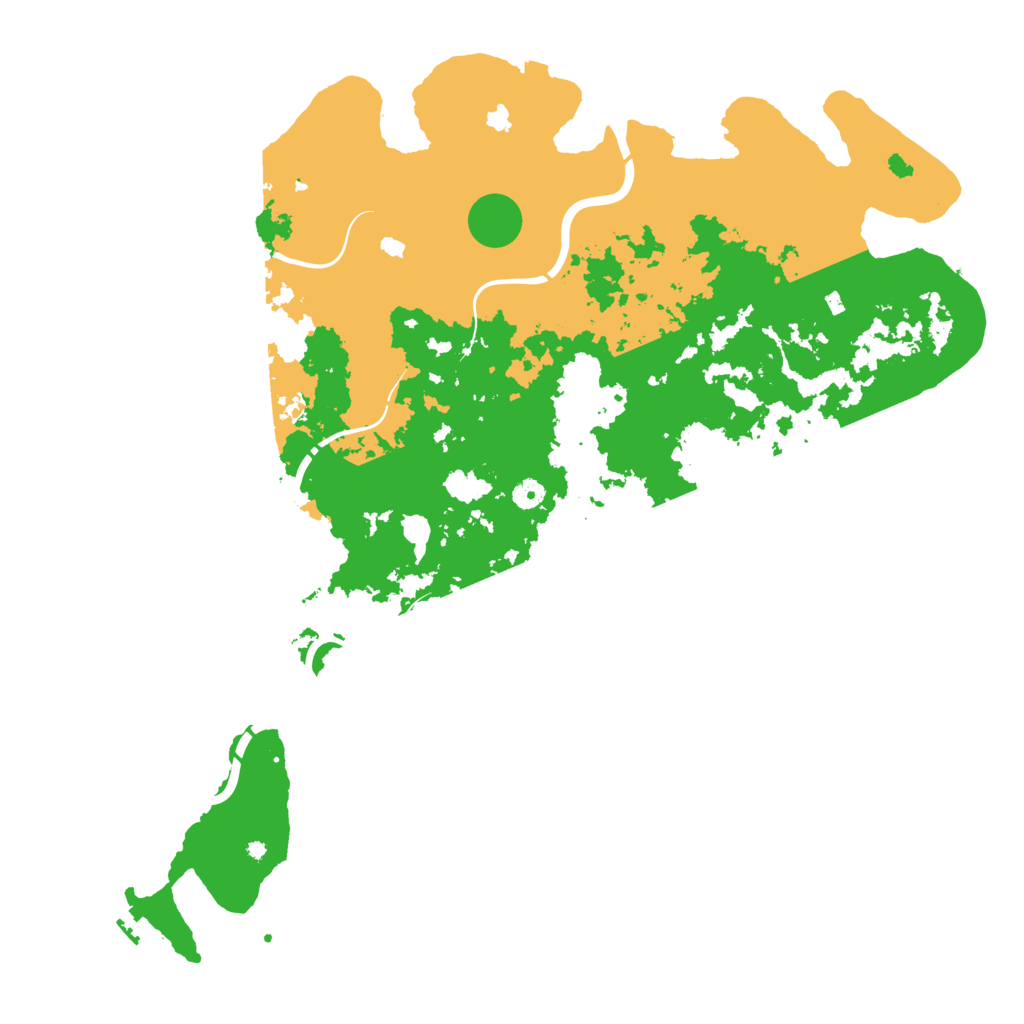 Biome Rust Map: Procedural Map, Size: 5000, Seed: 180264223
