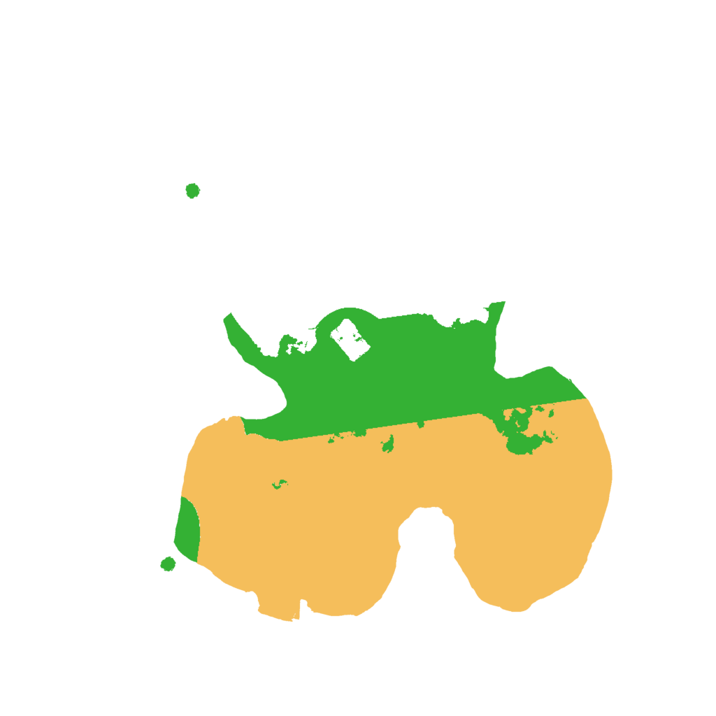 Biome Rust Map: Procedural Map, Size: 2000, Seed: 2129940592