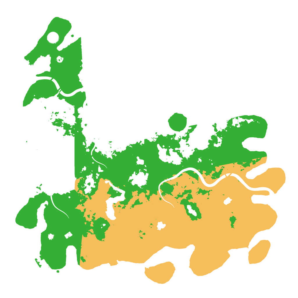 Biome Rust Map: Procedural Map, Size: 4500, Seed: 199050605