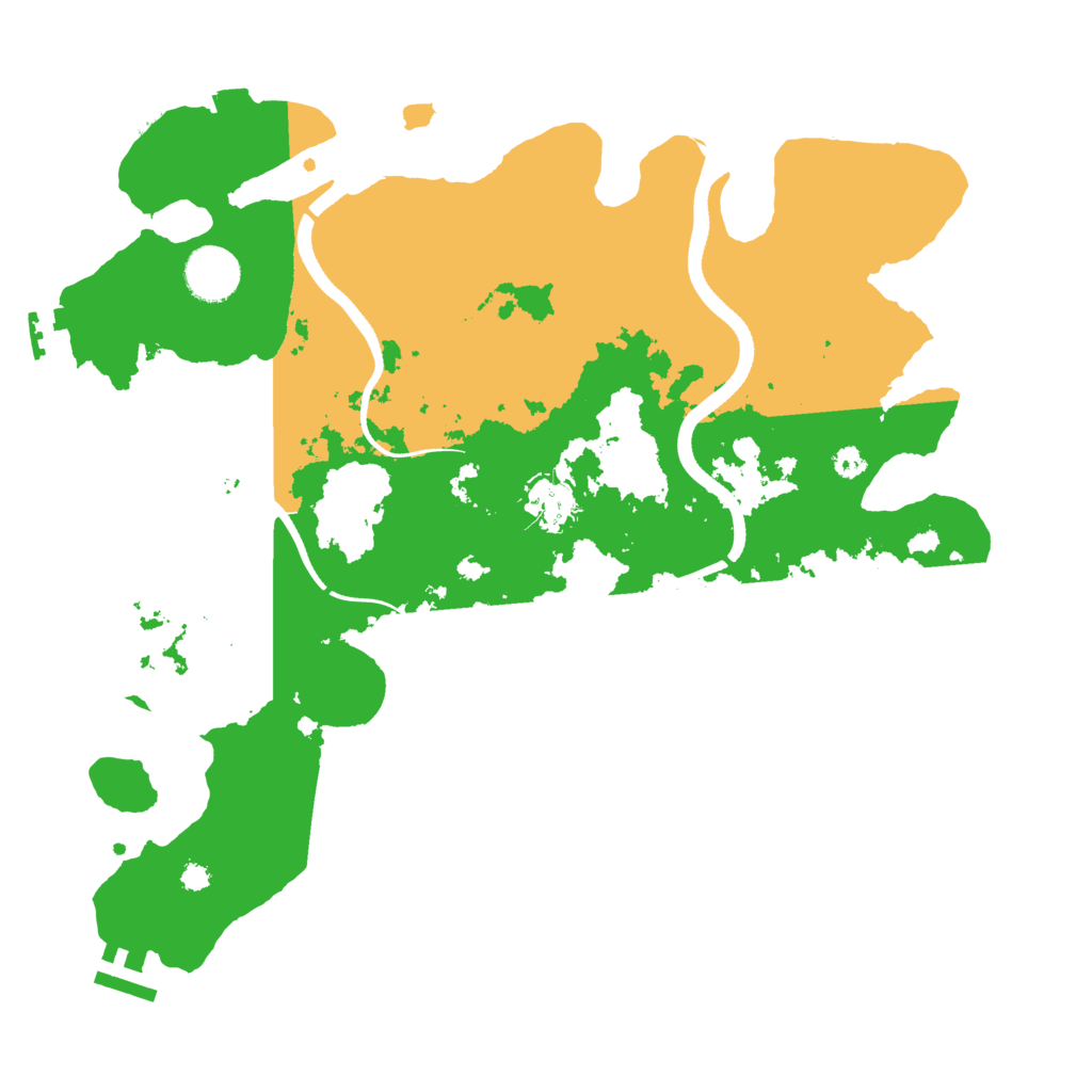 Biome Rust Map: Procedural Map, Size: 3500, Seed: 547382552