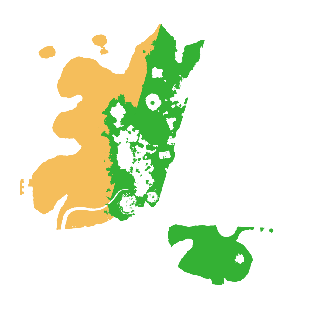 Biome Rust Map: Procedural Map, Size: 3000, Seed: 427194322