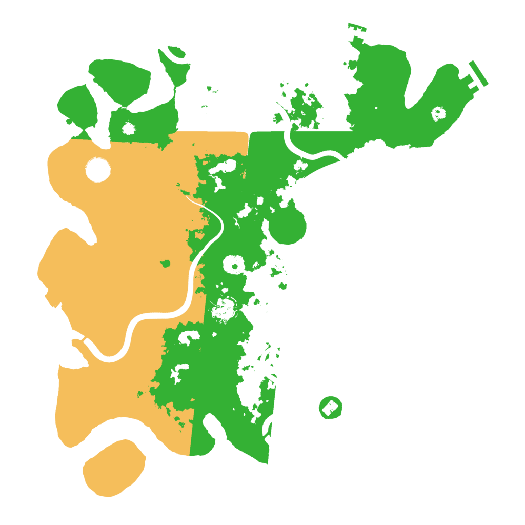 Biome Rust Map: Procedural Map, Size: 3750, Seed: 1688986413