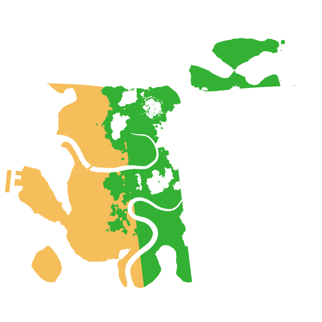 Biome Rust Map: Procedural Map, Size: 2900, Seed: 1149181852