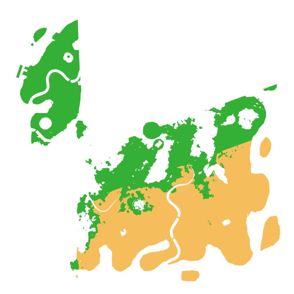 Biome Rust Map: Procedural Map, Size: 4500, Seed: 654968371