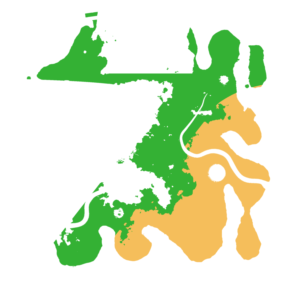 Biome Rust Map: Procedural Map, Size: 3000, Seed: 343176384