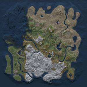 Thumbnail Rust Map: Procedural Map, Size: 4500, Seed: 420887264, 14 Monuments