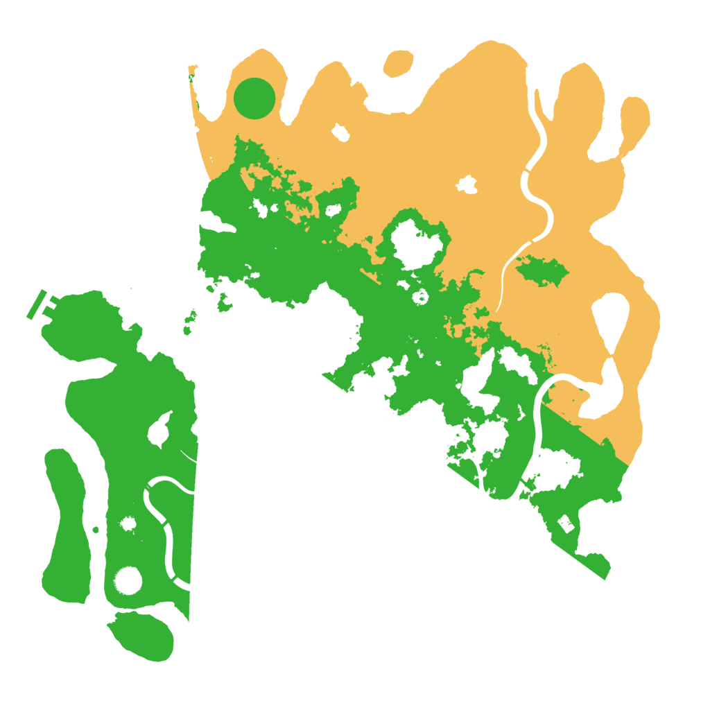 Biome Rust Map: Procedural Map, Size: 4500, Seed: 420887264