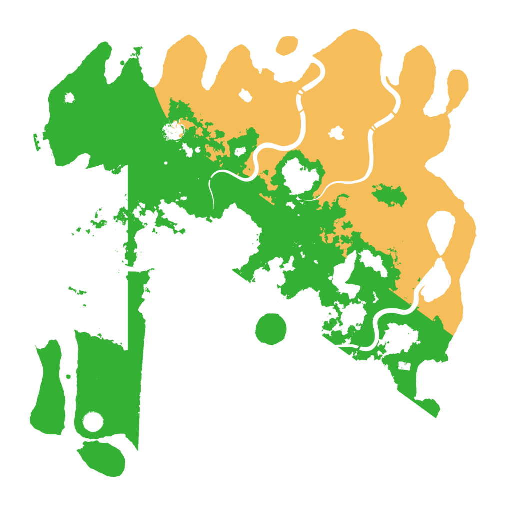 Biome Rust Map: Procedural Map, Size: 4500, Seed: 420887264