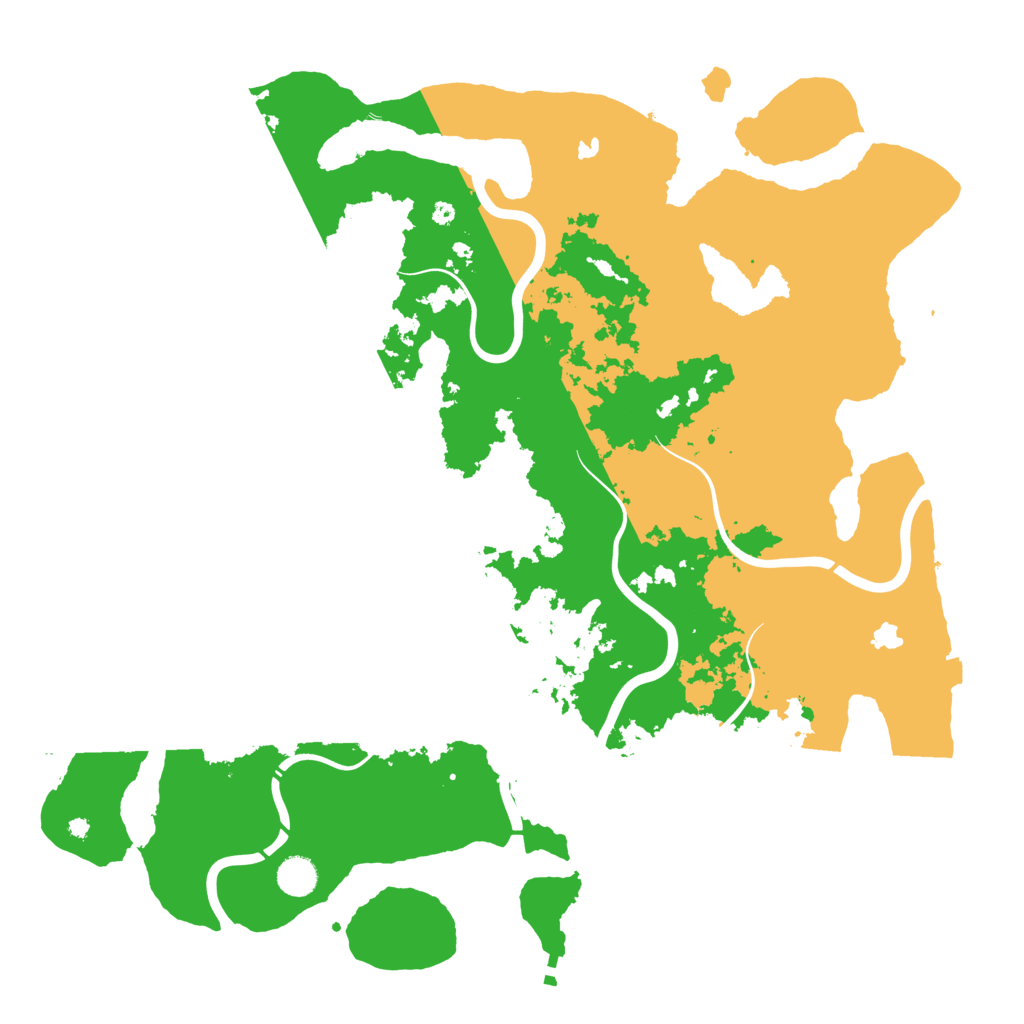 Biome Rust Map: Procedural Map, Size: 4500, Seed: 1546785323