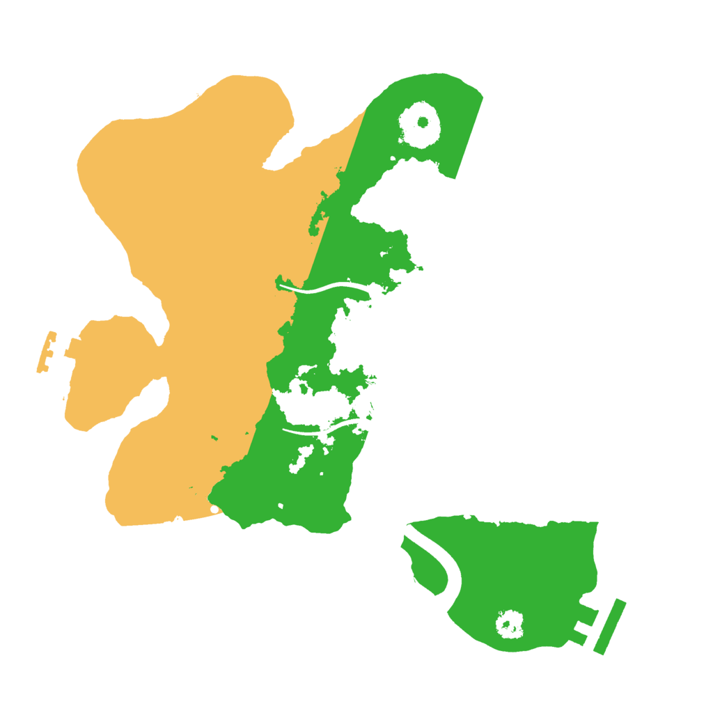 Biome Rust Map: Procedural Map, Size: 2500, Seed: 646213343