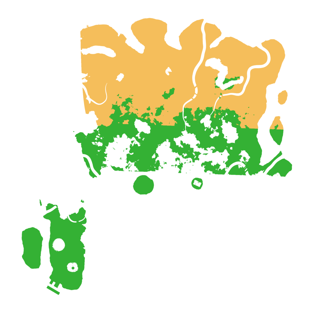 Biome Rust Map: Procedural Map, Size: 4500, Seed: 1631485757