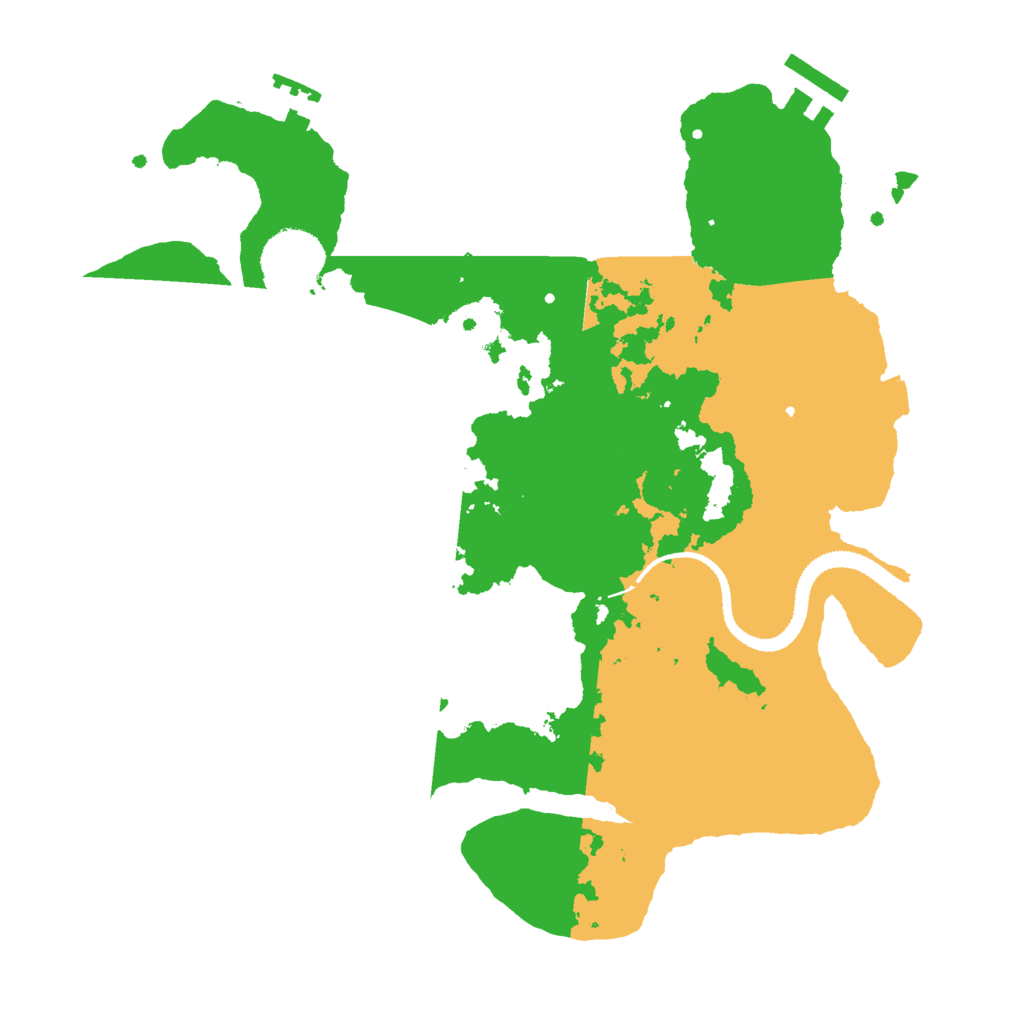 Biome Rust Map: Procedural Map, Size: 3000, Seed: 759976187