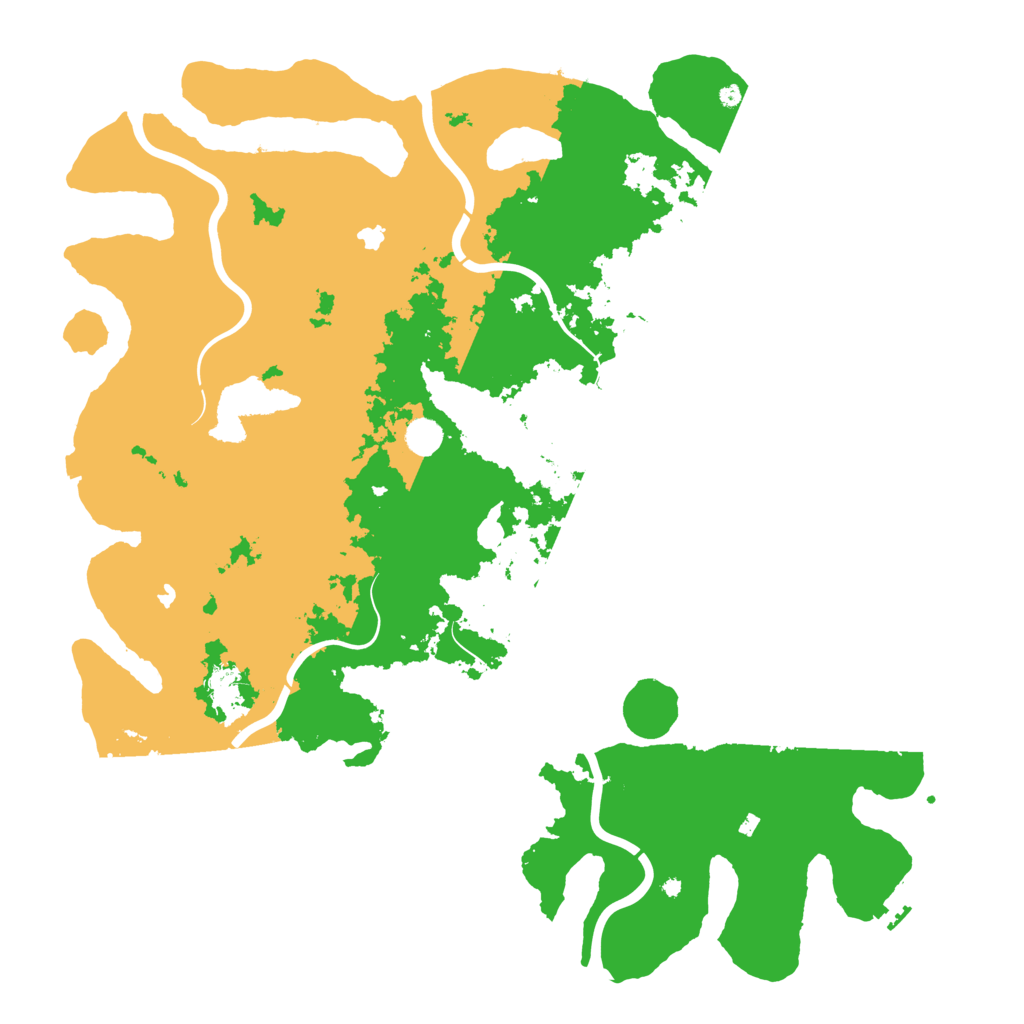 Biome Rust Map: Procedural Map, Size: 5000, Seed: 56778889