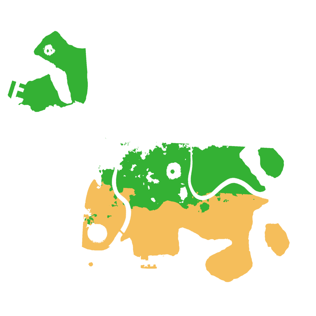 Biome Rust Map: Procedural Map, Size: 3000, Seed: 9756423