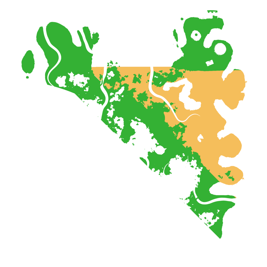Biome Rust Map: Procedural Map, Size: 4000, Seed: 104276666