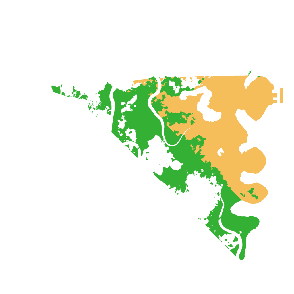 Biome Rust Map: Procedural Map, Size: 4000, Seed: 104276666