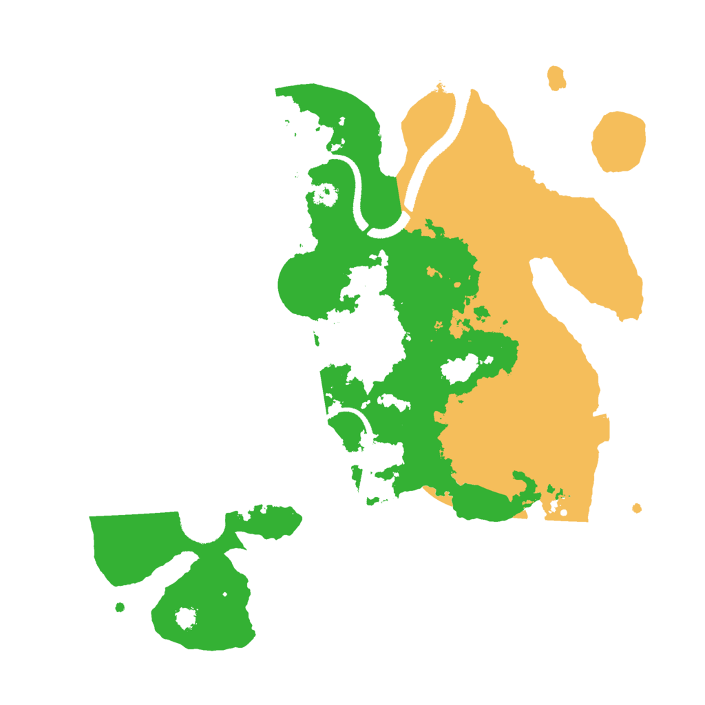 Biome Rust Map: Procedural Map, Size: 3000, Seed: 24567