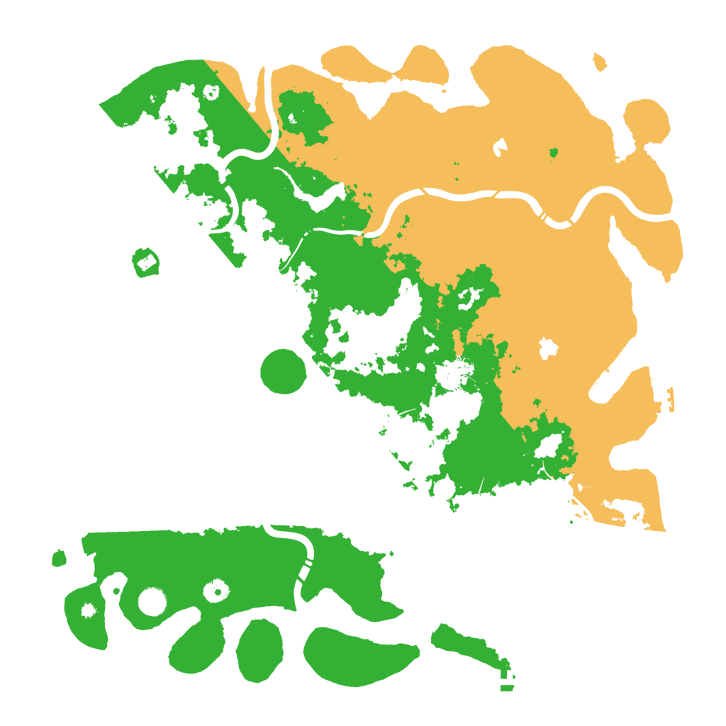Biome Rust Map: Procedural Map, Size: 4500, Seed: 1678386554