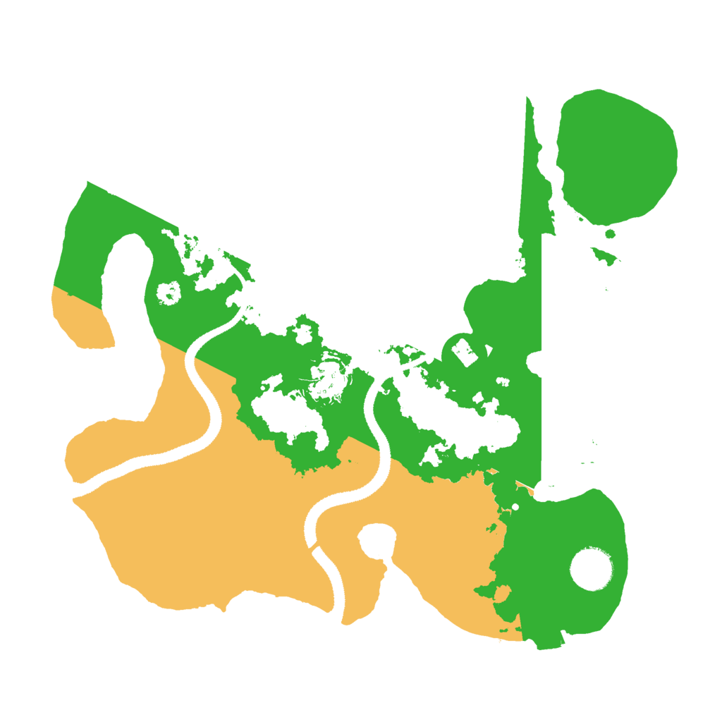 Biome Rust Map: Procedural Map, Size: 3000, Seed: 124111154