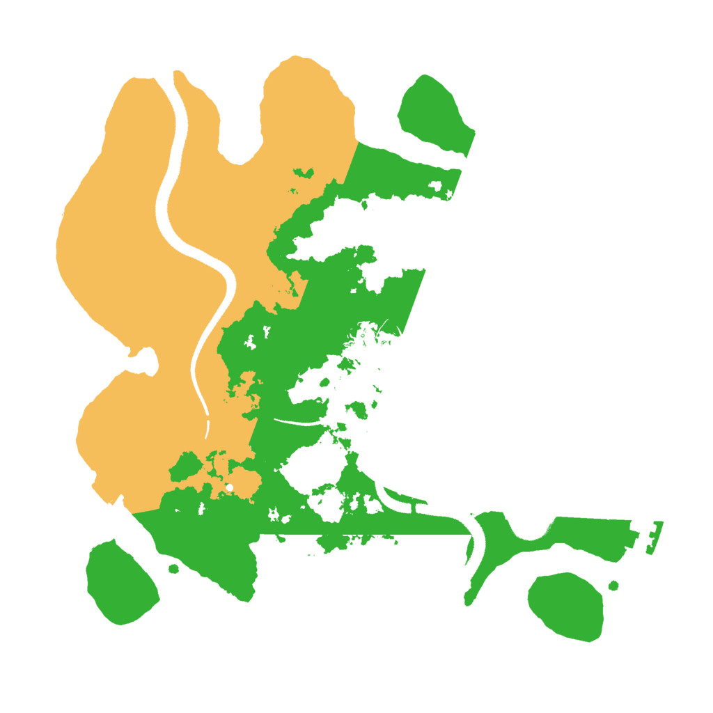 Biome Rust Map: Procedural Map, Size: 2850, Seed: 1506199107