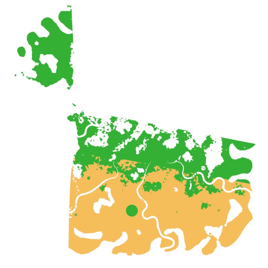 Biome Rust Map: Procedural Map, Size: 6000, Seed: 1489434510