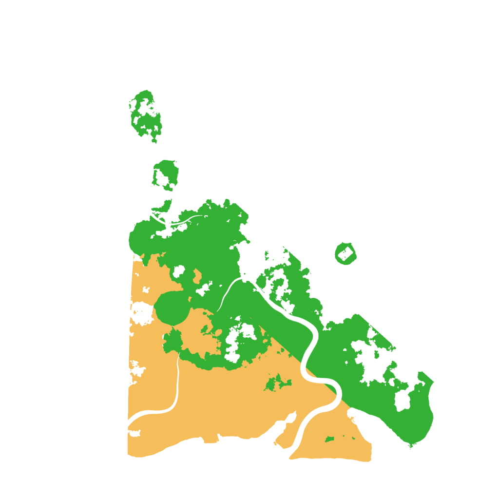 Biome Rust Map: Procedural Map, Size: 3900, Seed: 2034530172