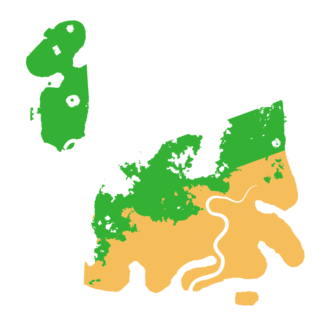 Biome Rust Map: Procedural Map, Size: 3800, Seed: 654968371